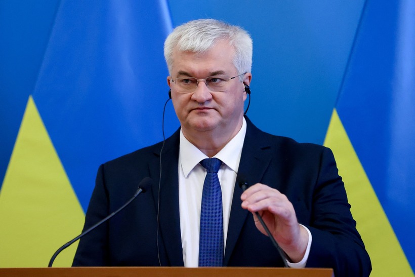 Ngoại trưởng Ukraine Andrii Sybiha‎. Ảnh: Reuters