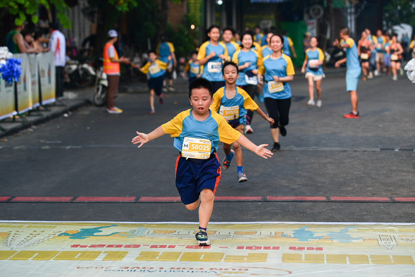 Điểm mới năm nay của giải chạy “Run For Love 2025”là có thêm cự ly 1,5km dành riêng cho trẻ em.