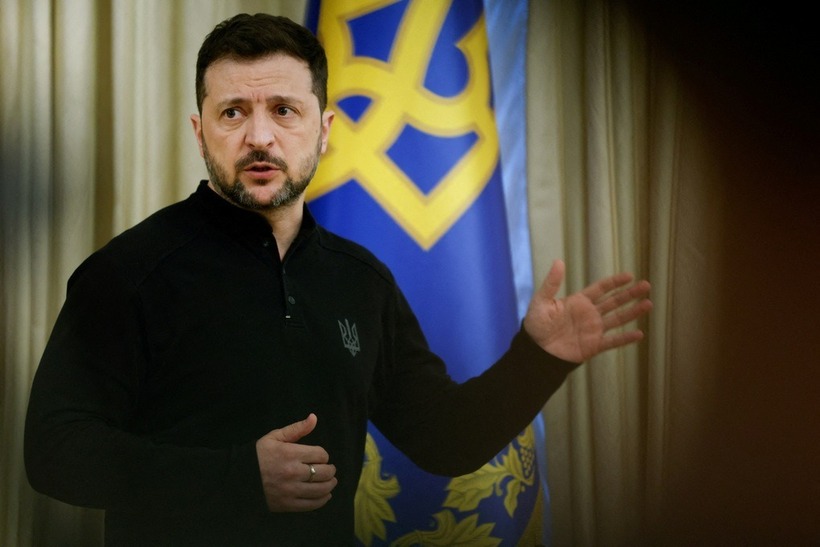 Tổng thống Ukraine Volodymyr Zelensky. Ảnh: Reuters