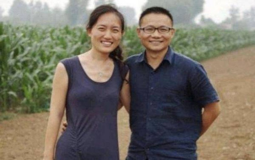 Đồng hành với Thạch Yên là người chồng cô. Ảnh: Sohu