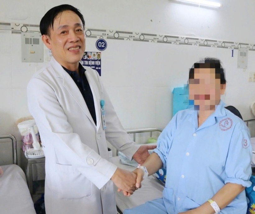 Bệnh nhân phục hồi tốt, vận động bình thường và dự kiến xuất viện trong vài ngày tới. Ảnh: Sức Khỏe & Đời Sống