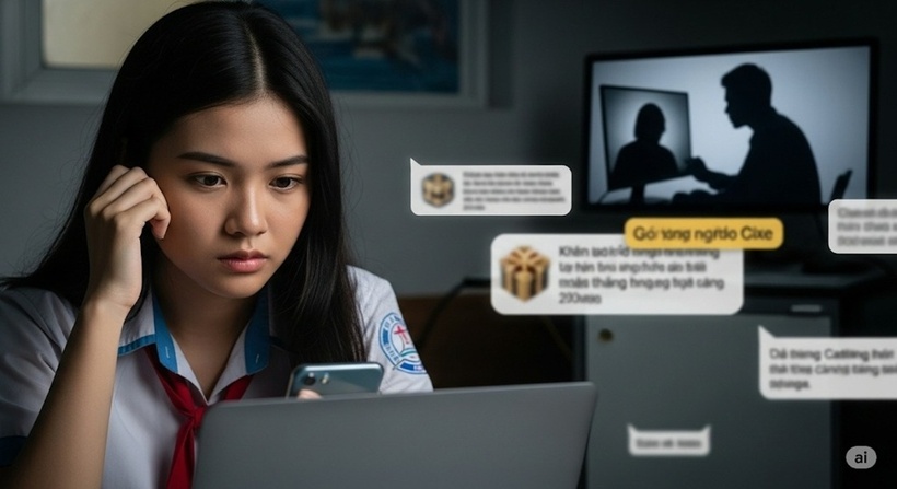 Bộ GD&ĐT cũng đề nghị các nhà trường phối hợp với lực lượng công an lập danh sách các trường hợp học sinh, sinh viên có biểu hiện sa sút học tập, trốn học,...Ảnh: VOV.