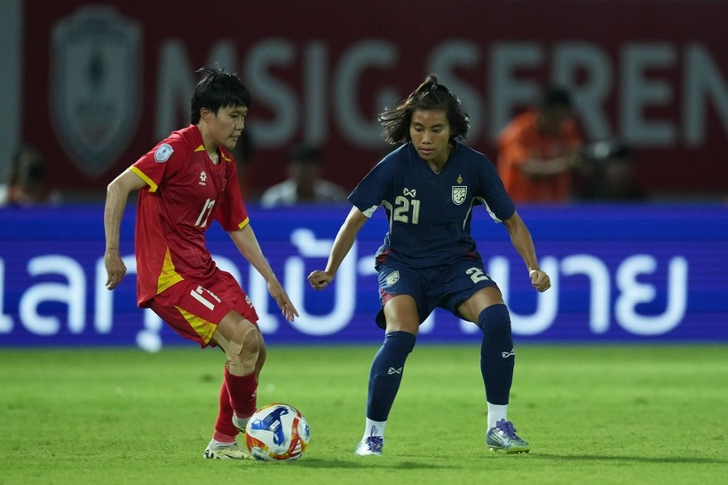 Đội tuyển nữ Việt Nam được thưởng lớn sau khi hạ gục đội tuyển Thái Lan. Ảnh: FAT.