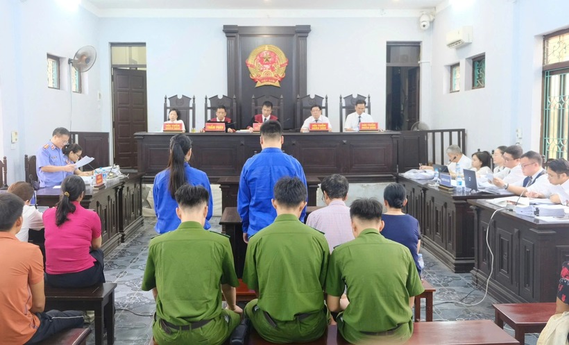 Phiên tòa xét xử vụ án. Ảnh: Báo Thanh niên.