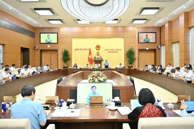 Quang cảnh phiên họp (Ảnh: Media Quốc hội).