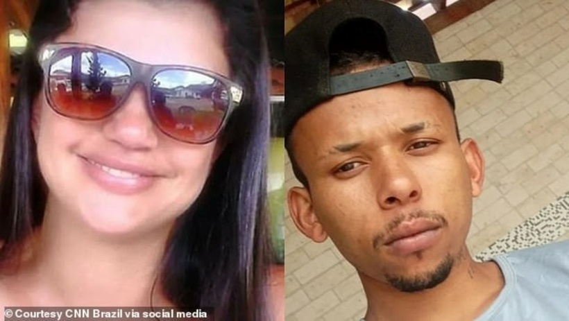 Ribeiro (trái) để lại hai đứa con, trong khi Cardoso có một cậu con trai 4 tuổi. Ảnh: Courtesy CNN Brazil via social media/ Daily Mail.