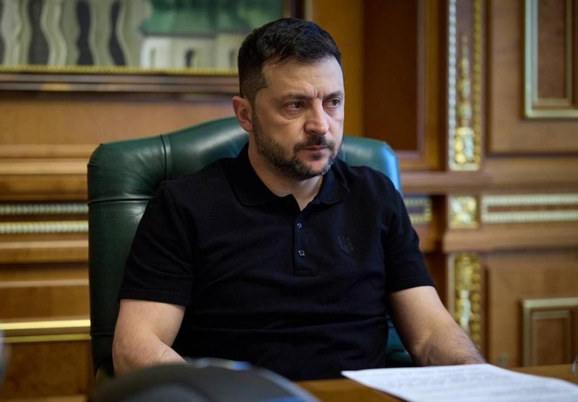 Tổng thống Ukraine Volodymyr Zelensky. Ảnh: