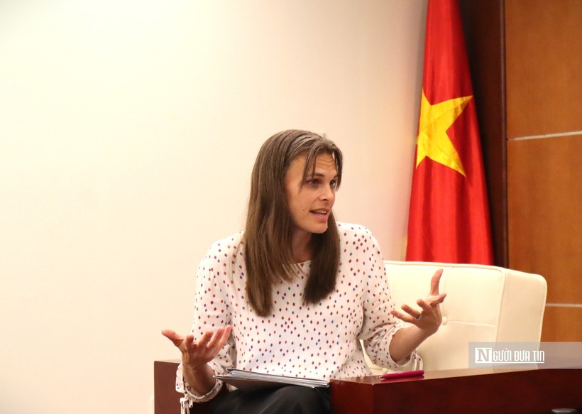 Bà Joanna Mansfield - Trưởng Bộ phận Hợp tác quốc tế, Ủy ban Nhân quyền Australia (AHRC).