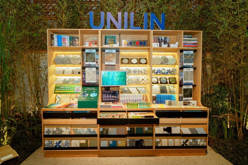 Kệ “MATONE”– mô hình showroom thu nhỏ tích hợp trí tuệ nhân tạo (AI), tái định nghĩa trải nghiệm trưng bày vật liệu.