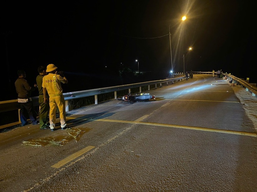 Hiện trường vụ tai nạn. Ảnh: Báo Gia Lai.