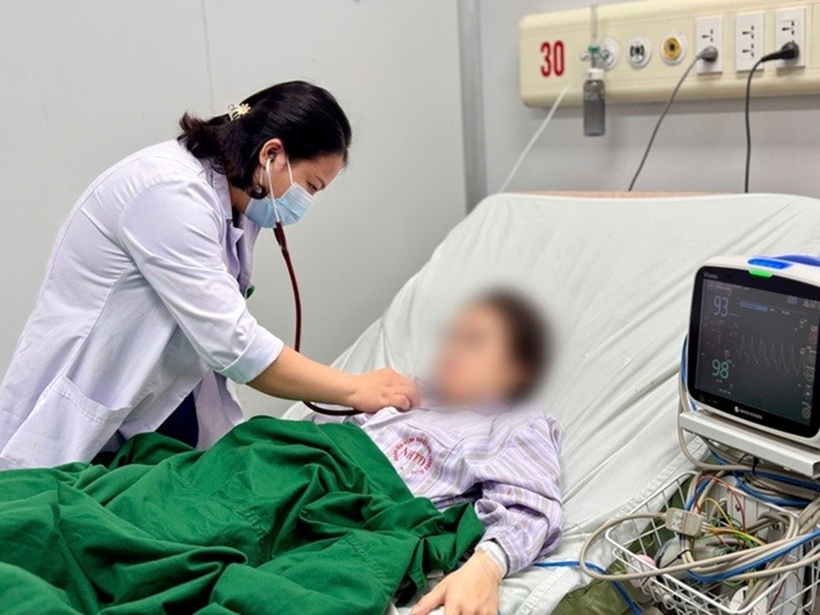 Thai phụ 25 tuổi mang thai 11 tuần bằng IVF nguy kịch do lao phổi. Ảnh: Người lao động