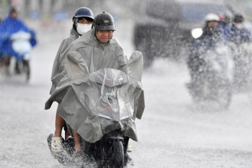 Khu vực Bắc Bộ có mưa rào và dông, cục bộ có nơi mưa rất to. Ảnh minh hoạ.