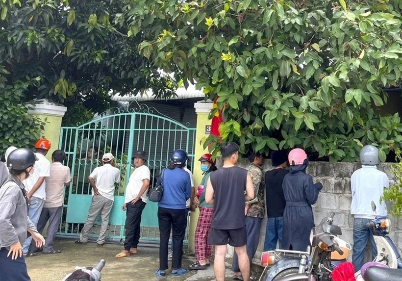 Ngôi nhà xảy ra vụ cháy. Ảnh: Báo Tuổi trẻ.