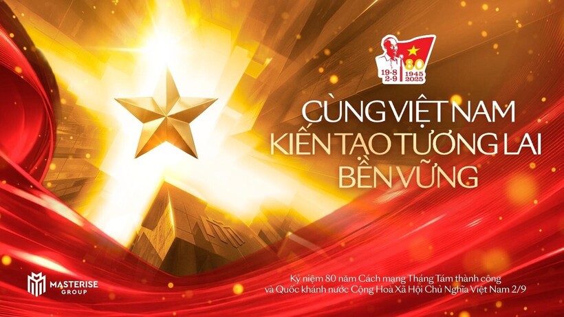 Masterise Group đồng hành chiến dịch quốc gia, tiếp sức và lan tỏa tinh thần yêu nước nhân dịp 80 năm quốc khánh 2/9