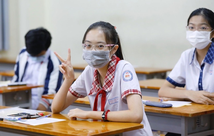 Năm học 2025-2026, TP.HCM có tổng hơn 2,5 triệu học sinh (tăng hơn 39.600 học sinh so với năm học trước). Ảnh: VnExpress.