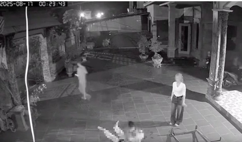Camera trong nhà ghi lại sự việc. (Ảnh: )