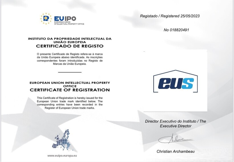 Sở hữu trí tuệ của EUS tại EU