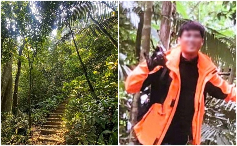 Anh Nguyễn Quốc M. một mình đi tham quan từ ngày 14/8 và mất tích từ. (Ảnh: Lao động, Tiền phong)