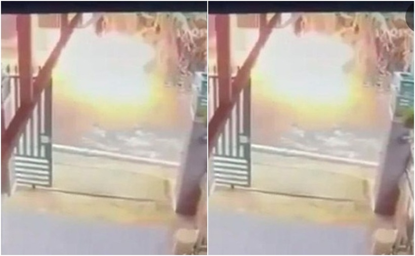 Cô giáo mầm non bị hàng xóm tưới xăng, châm lửa đốt. (Ảnh: VOV)