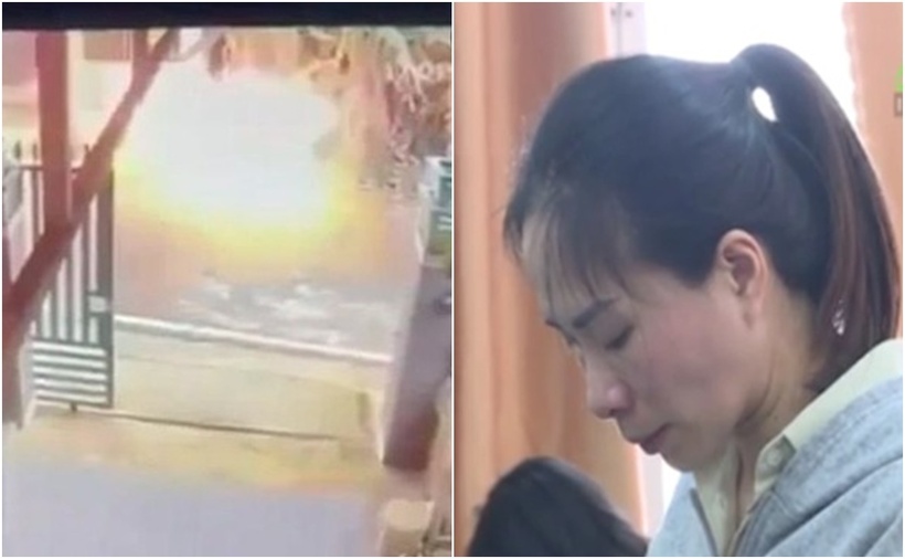 Dương Thị Kim Cương tại tòa. (Ảnh: Báo Lâm Đồng)