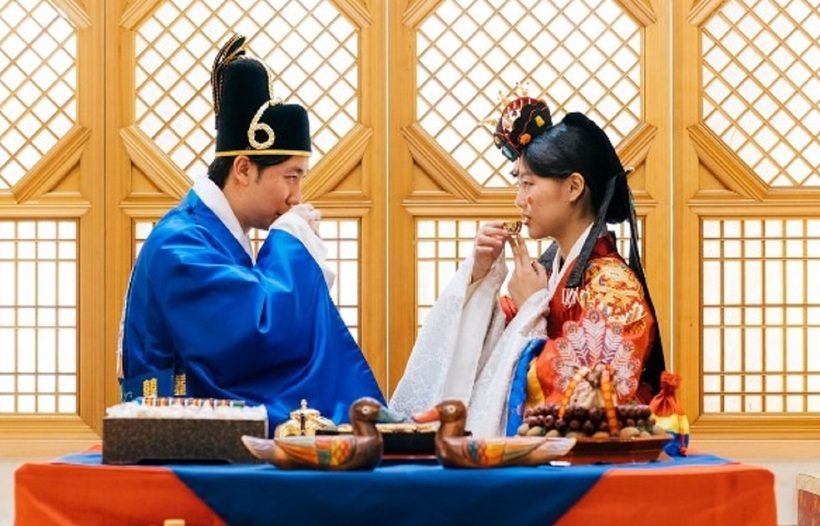 Kết hôn với người Hàn Quốc. Ảnh minh họa