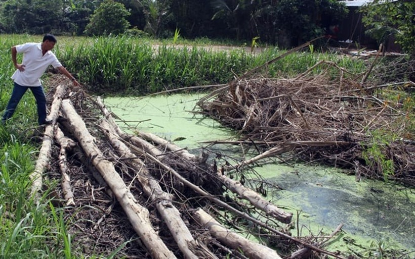 Hiện trường nơi tìm thấy xác nạn nhân. Ảnh: Dân Việt