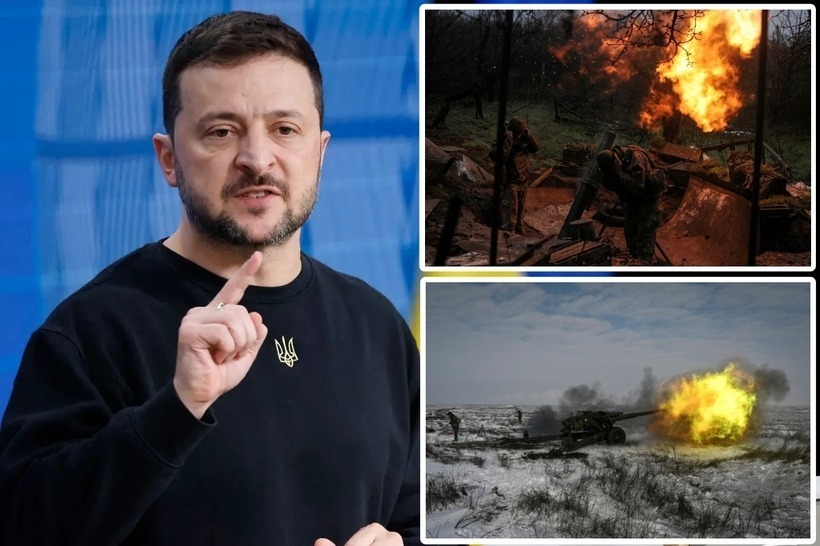 Tổng thống Ukraine Volodymyr Zelensky kêu gọi tăng cường áp lực lên Nga. Ảnh: NYP