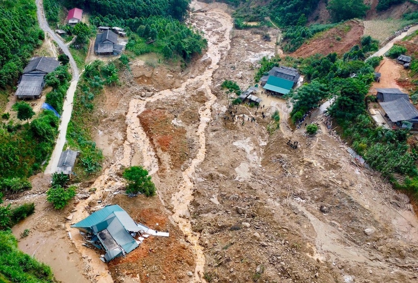 Cảnh báo nguy cơ xảy ra lũ quét, sạt lở đất và ngập lụt tại vùng trũng thấp, ven sông các tỉnh từ Thanh Hoá - Quảng Trị. Ảnh minh hoạ