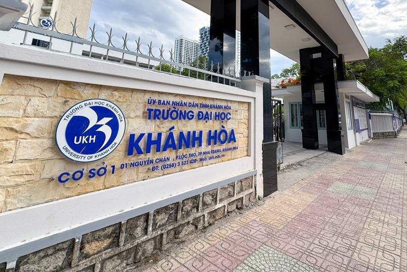 Trường Đại học Khánh Hòa, nơi xảy ra sự việc. Ảnh: VietNamnet