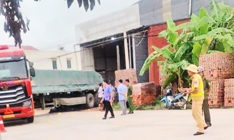 Hiện trường vụ tai nạn. Ảnh: Báo Xây dựng,