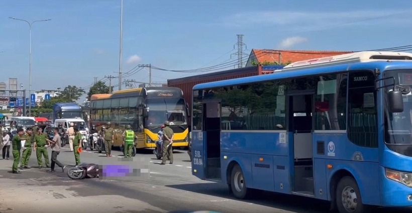 Hiện trường vụ tai nạn. Ảnh: VietNamnet.