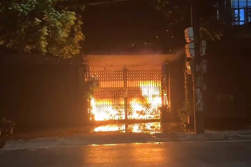 Hiện trường vụ việc. Ảnh: VietNamNet.