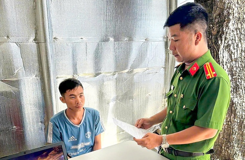 Công an tỉnh An Giang đã khởi tố, bắt tạm giam bị can Lê Văn Chì để điều tra về tội giết người. Ảnh: PLO.