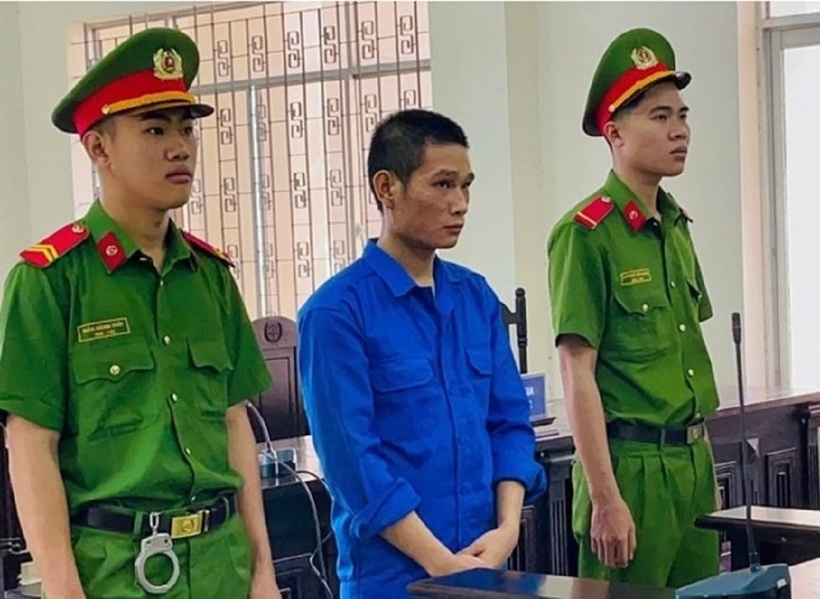 Đối tượng Lê Thanh Hải bị tuyên án 3 năm tù sau khi dàn dựng cảnh bị bắt cóc để tống tiền mẹ ruột. Ảnh: Lao động
