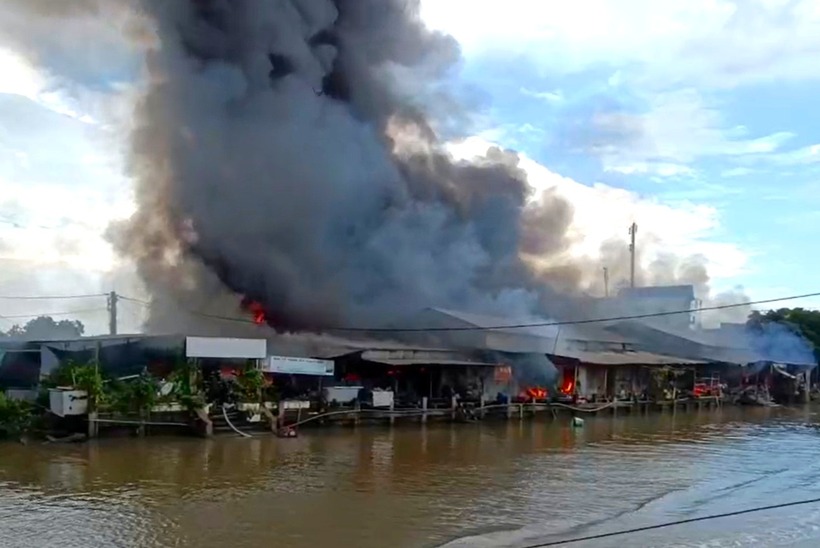 Hiện trường vụ cháy. Ảnh: Vnexpress.