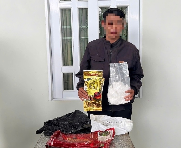 Đối tượng Hà Văn Thơ thời điểm bị bắt giữ. Ảnh: Người lao động
