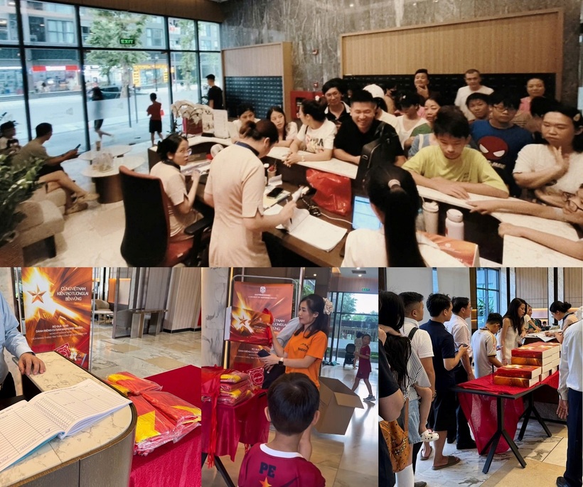 Không khí nhận quà 2/9 đầy hào hứng tại Masteri West Heights