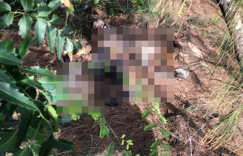 Hiện trường nơi phát hiện thi thể. Ảnh: Pháp luật TP.HCM