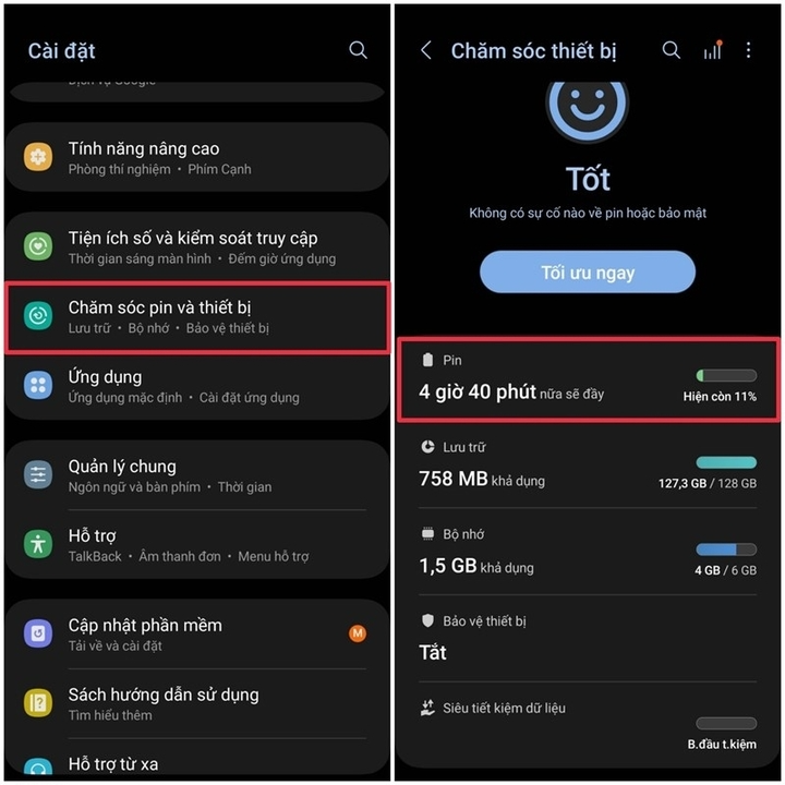Cách xem ứng dụng nào đang tiêu hao pin điện thoại - 1