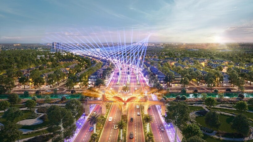 Đại lộ Ánh sáng dài 3km ứng dụng công nghệ trình chiếu hiện đại, thắp sáng rực rỡ bờ Bắc sông Mã