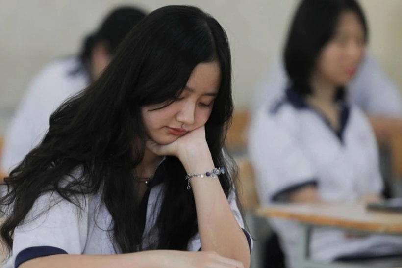 Thí sinh dự thi tốt nghiệp THPT 2025. Ảnh: Dân trí