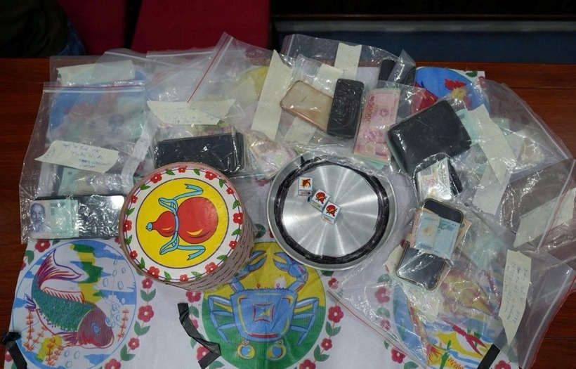 Tang vật vụ án. Ảnh: Lao động