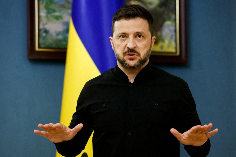 Tổng thống Ukraine Volodymyr Zelensky. Ảnh: Reuters