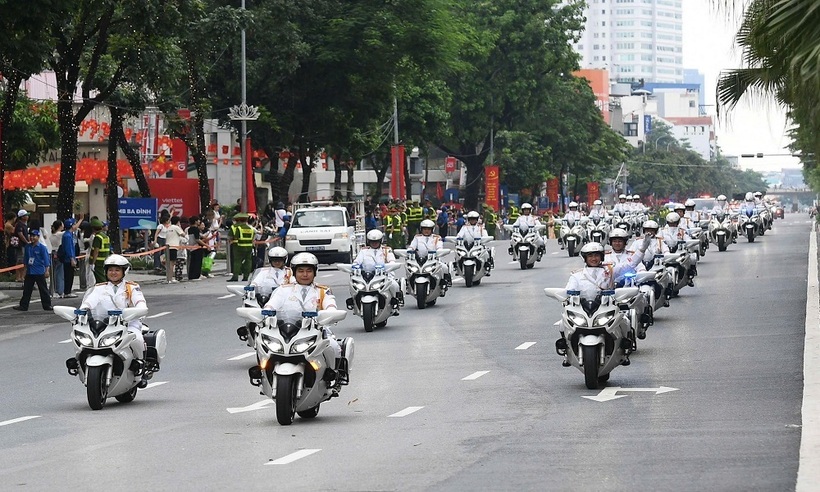 Tạm cấm, hạn chế phương tiện từ 6h đến 24h các ngày 28/8 đến ngày 5/9.