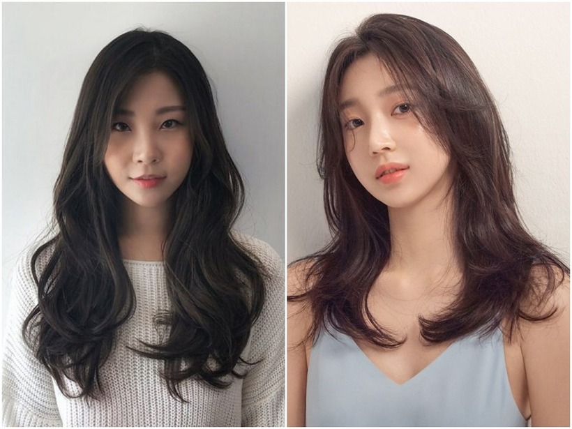 Mái tóc layer với những sợi tóc được cắt tỉa có khả năng tạo sự thon gọn, thanh tú cho gương mặt. Mái tóc ngắn, dài, có mái hay không mái đều phù hợp với kiểu tóc này.