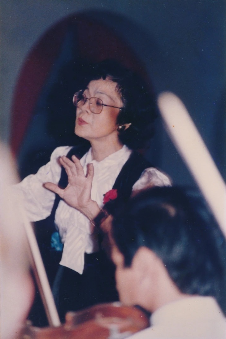 Bà Bình Trang là một trong những nhạc trưởng hiếm hoi của Việt Nam. Ảnh: Tuổi trẻ