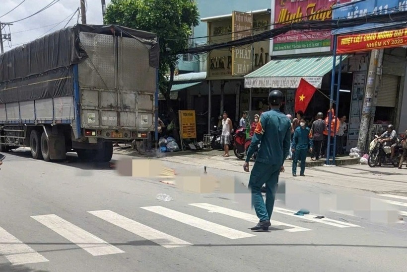 Vụ tai nạn khiến 2 mẹ con tử vong. Ảnh: Dân Trí