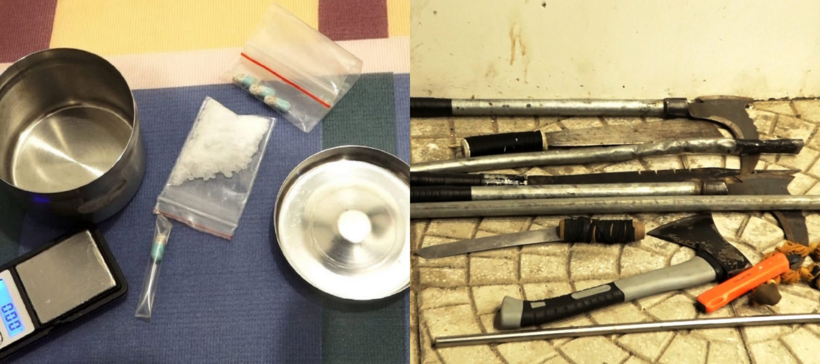 Tang vật bị thu giữ. Ảnh: Công an TP.HCM.