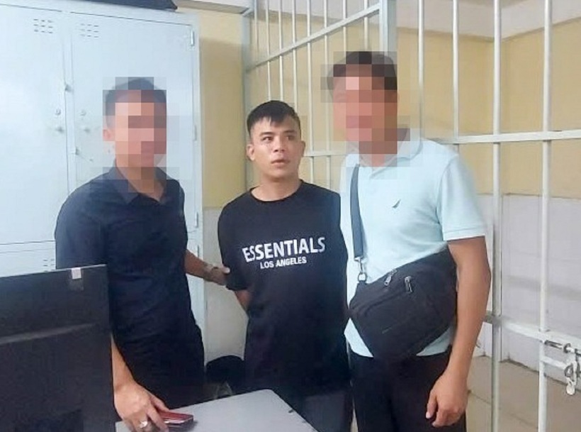 Đối tượng truy nã đặc biệt Phan Gia Ánh bị bắt giữ. Ảnh: Người lao động