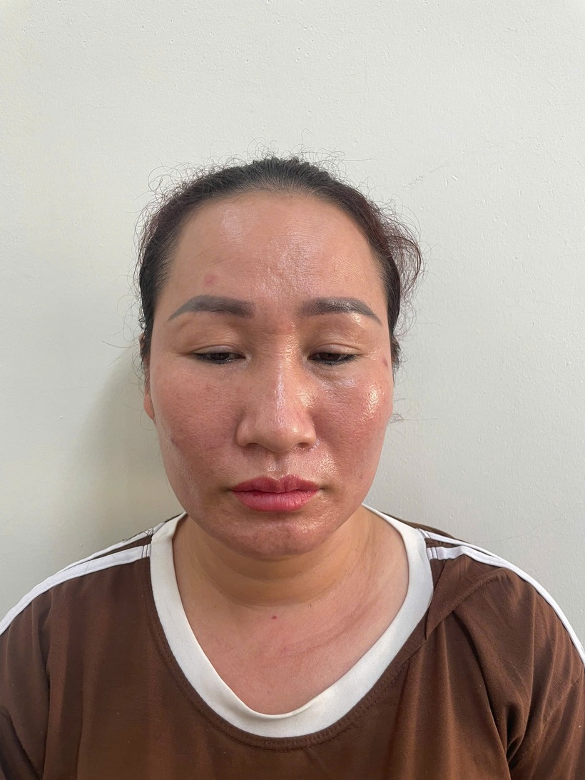 Đối tượng Luyến tại cơ quan công an. Ảnh: Công an Hải Phòng